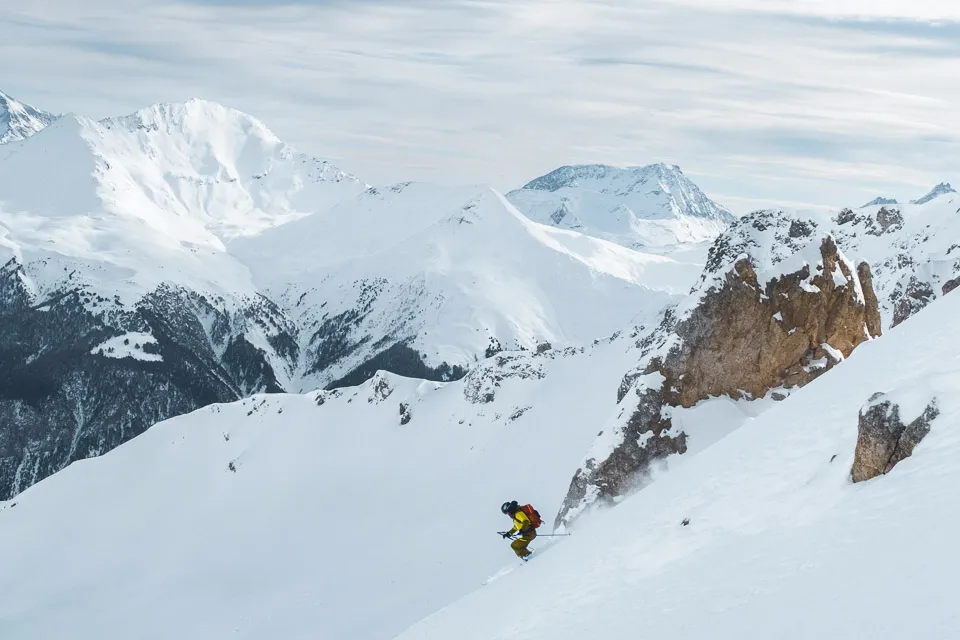 Aussois has some great freeriding off Col des Hauts