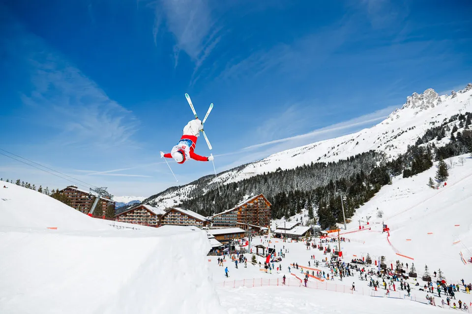 Freestyling in Meribel
