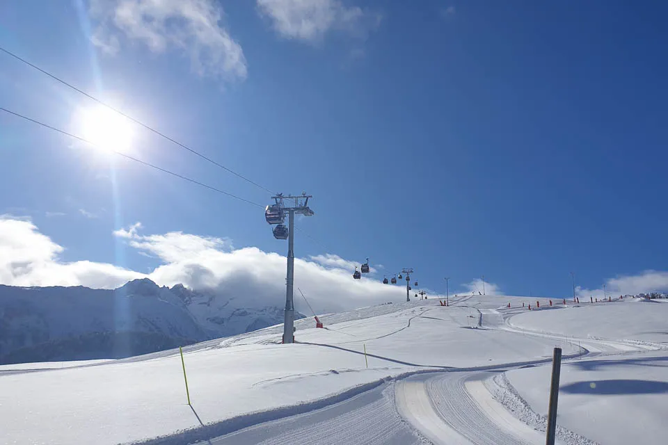 Snowy Courchevel