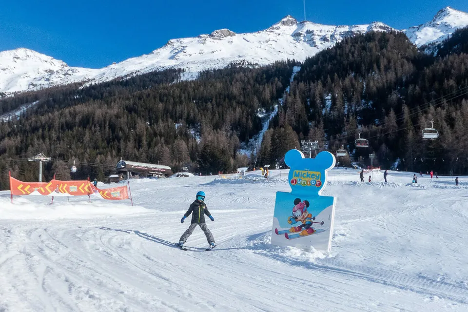 Kids ski area, Val Cenis