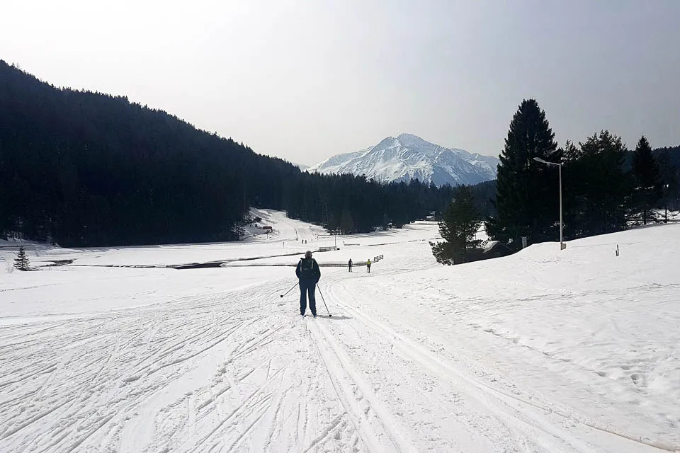 Skiing in Seefeld