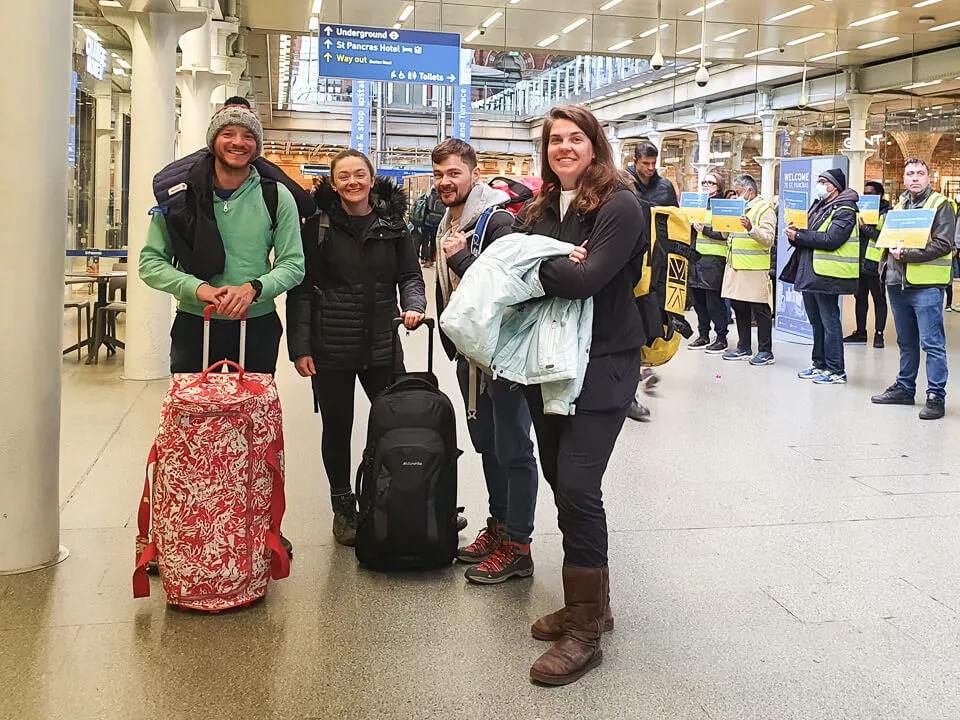 Travelski Express Review - Faye, Rob, Ed and Trina