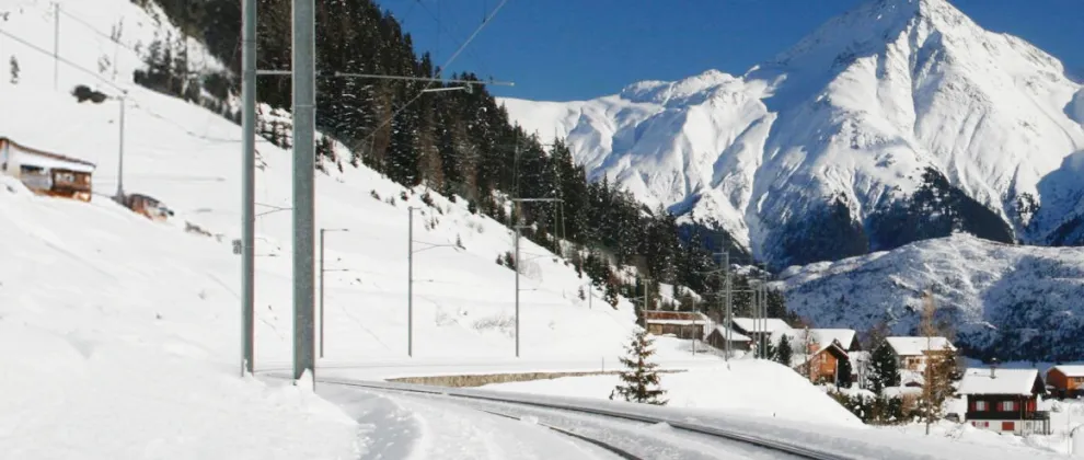 Ski holidays by train