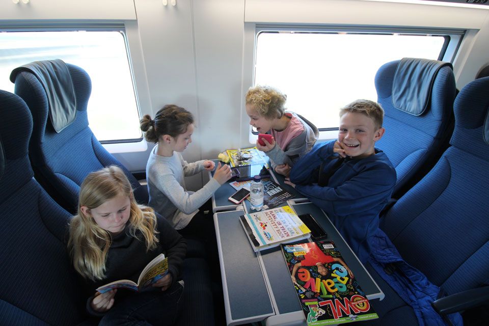 Children on Eurostar