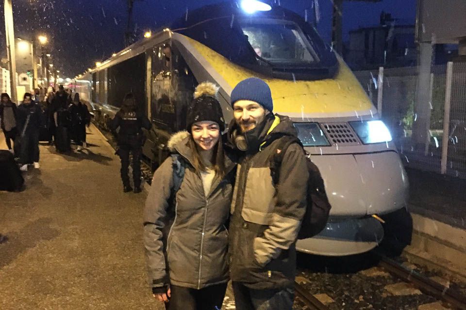 Kelly Luckhurst ski holidays by train